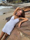Johanne embroidery dress - White