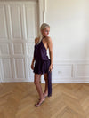 Lulitiana halterneck dress - Purple