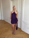 Lulitiana halterneck dress - Purple
