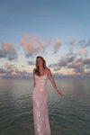 Jullie dress with sequins - Pink