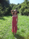 Elora dress with polka dots - Red