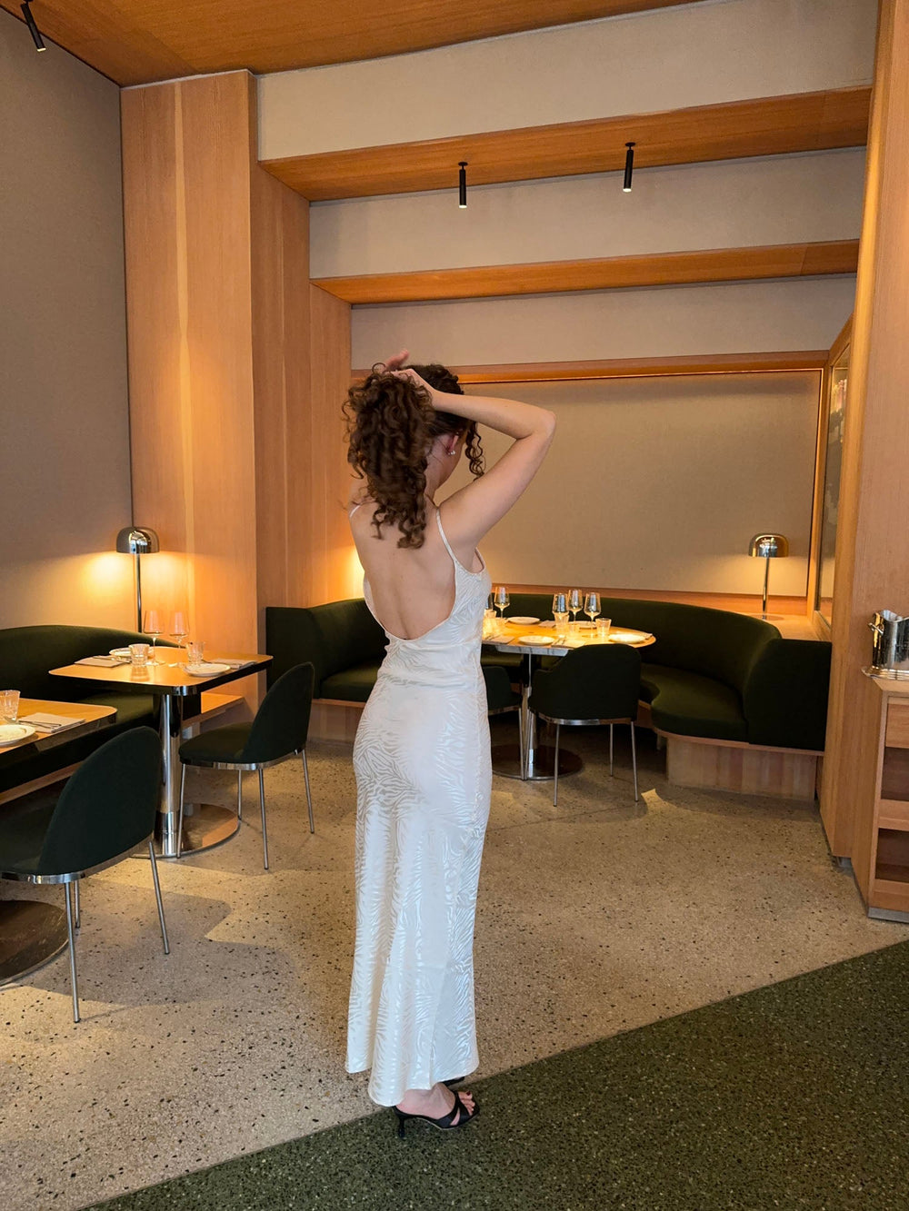 Donnia silk maxi dress - Off white