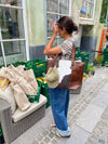 Aurum bag in cowhide - Brown