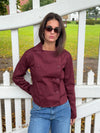 Faye short trenchcoat - Bordeaux