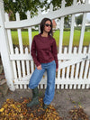 Faye short trenchcoat - Bordeaux