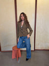 Anahita cropped blazer - Khaki