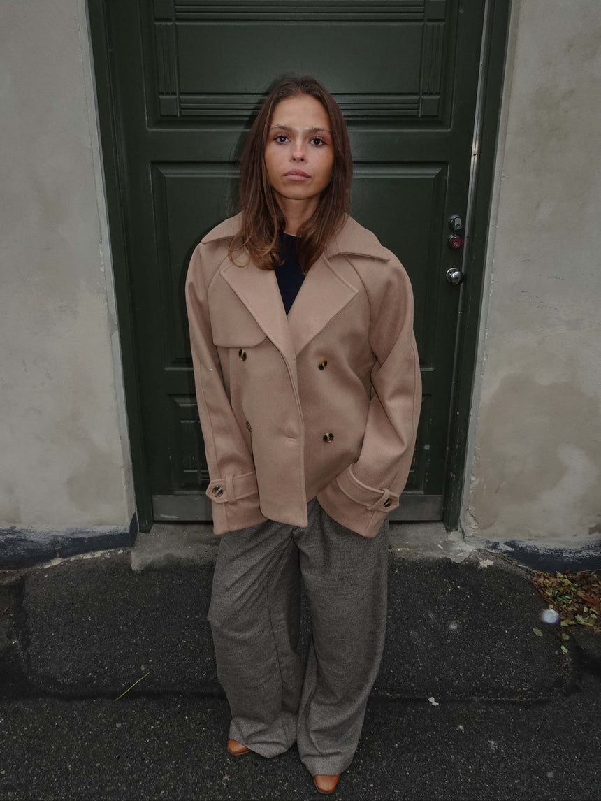 Patricia short trenchcoat - Beige