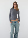 Base long-sleeve - Ash