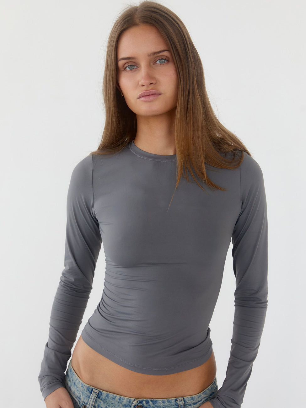 Base long-sleeve - Ash