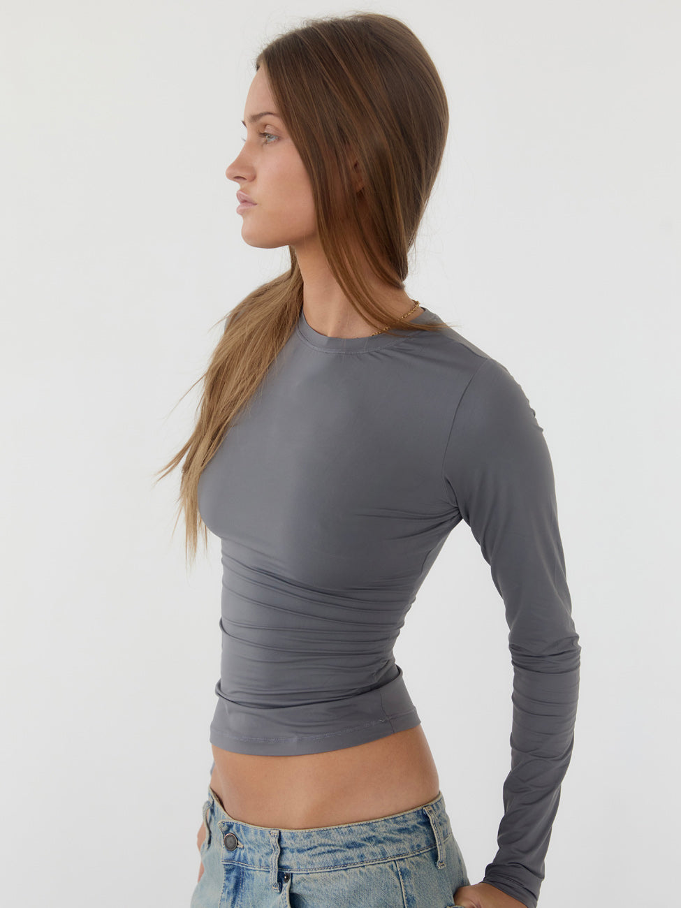 Base long-sleeve - Ash