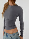 Base long-sleeve - Ash