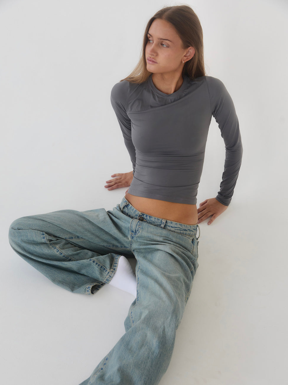 Base long-sleeve - Ash