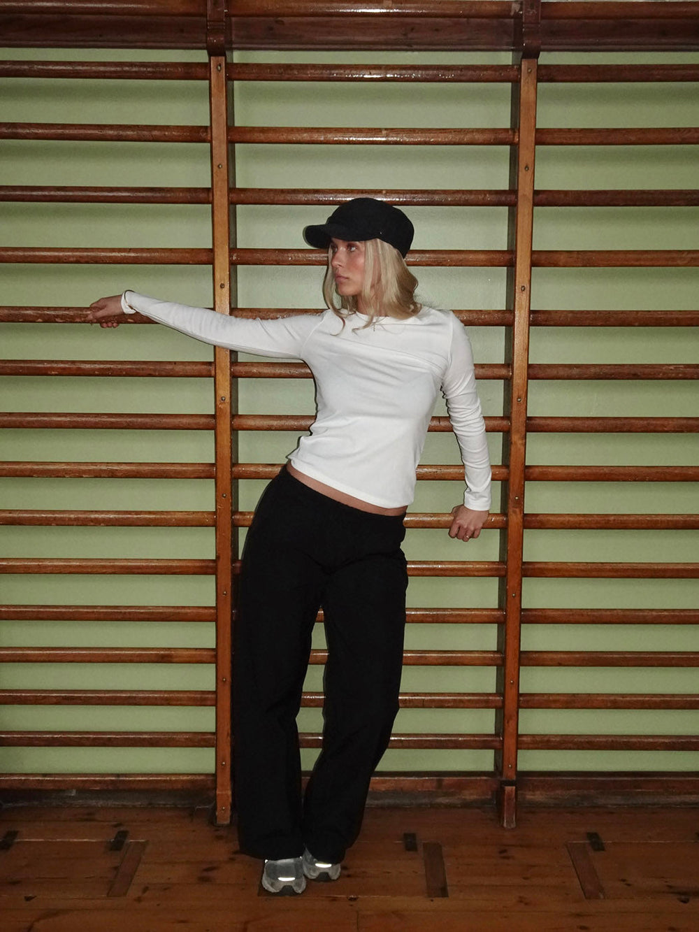 Carli long-sleeved blouse - White