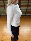 Carli long-sleeved blouse - White