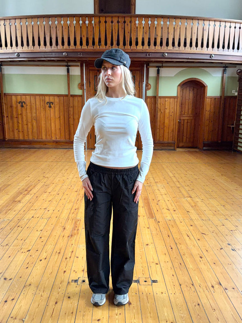 Carli long-sleeved blouse - White