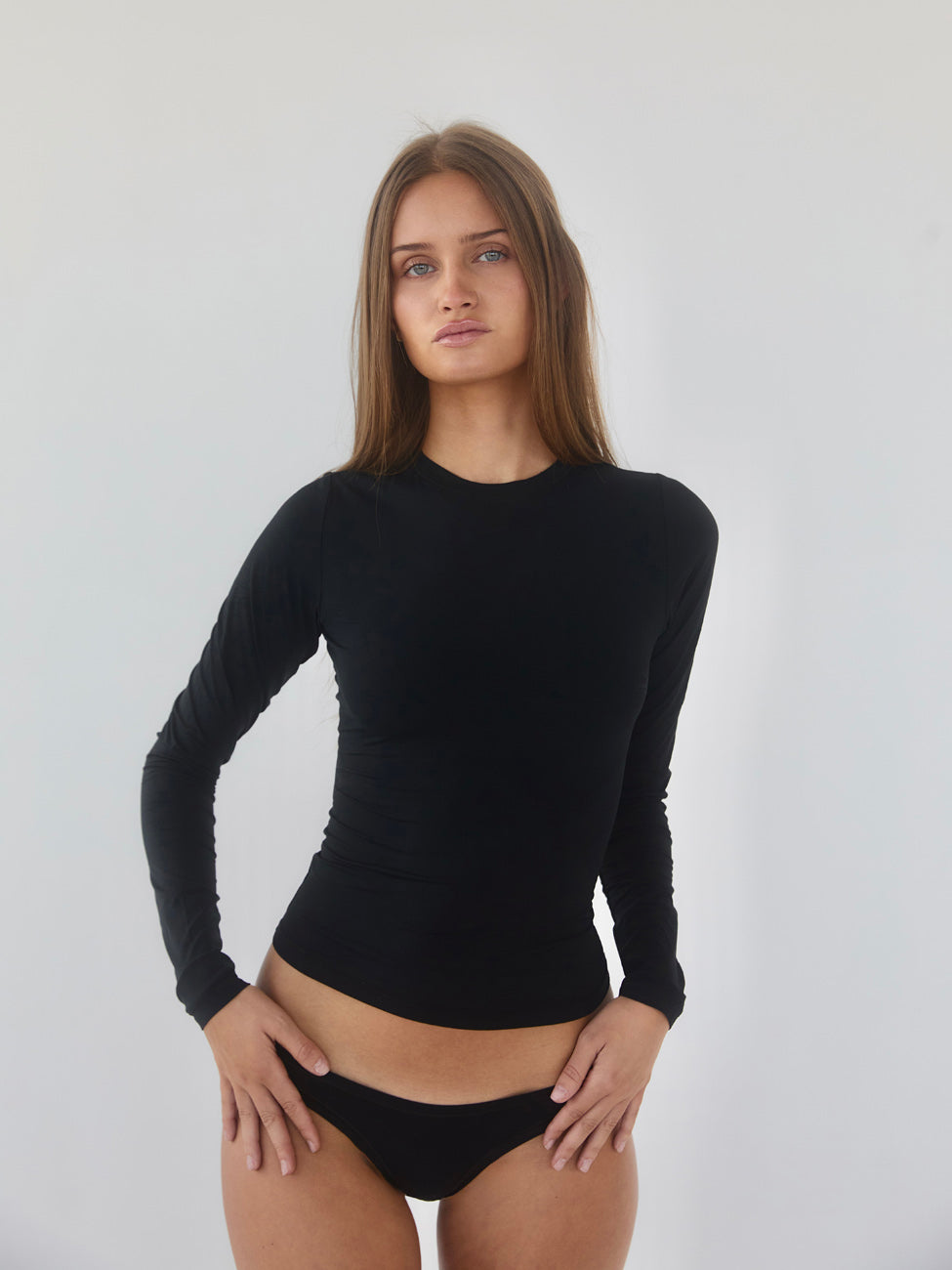 Base long-sleeve - Black
