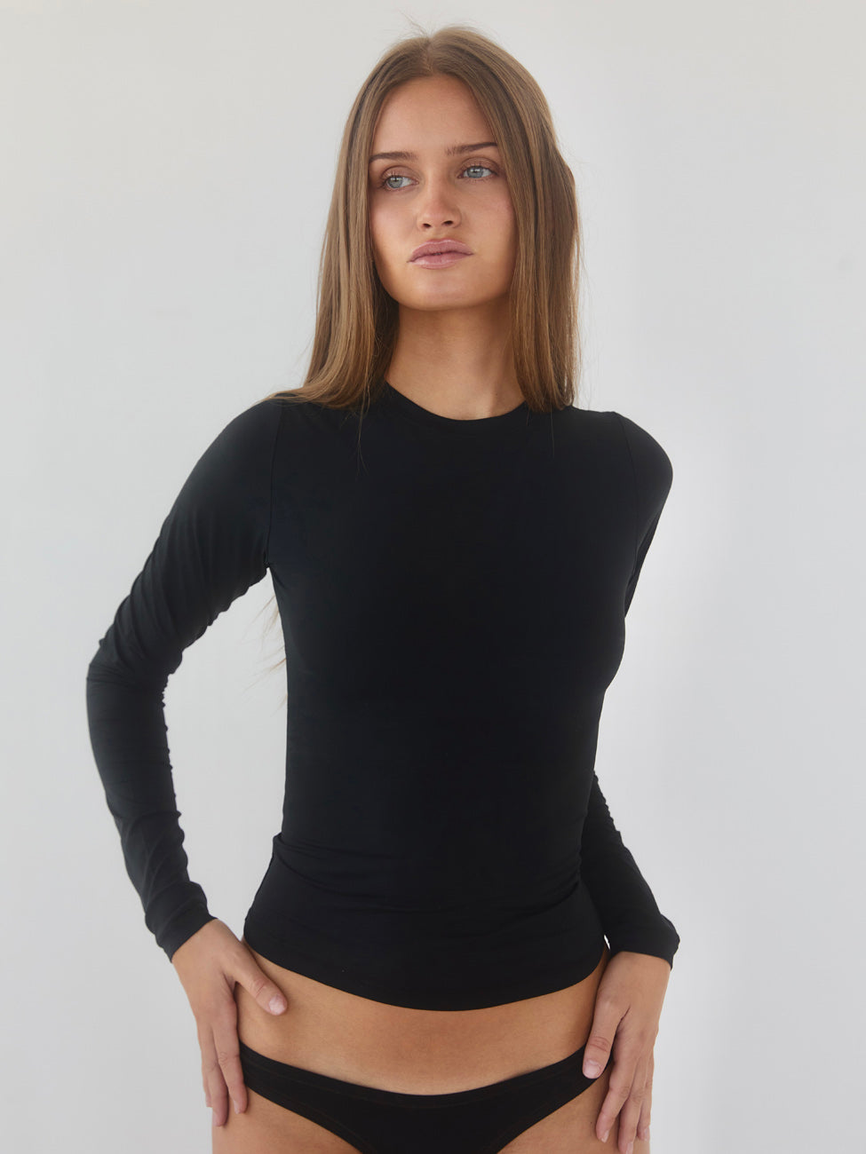 Base long-sleeve - Black