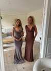 Flora maxi dress - Taupe
