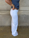 Kennie low waisted jeans - White