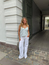 Kennie low waisted jeans - White