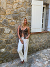 Tuva low waisted jeans - White