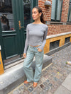 Tuva Low-Rise Jeans - Light Denim