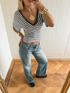 Scandivv low waisted jeans - Light denim