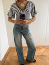 Scandivv low waisted jeans - Light denim