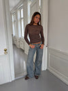 Tuva low waisted jeans - Light blue