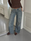 Tuva low waisted jeans - Light blue