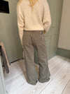 Tuva low waisted jeans - Khaki