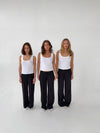 Britney low waisted suit pants - Black