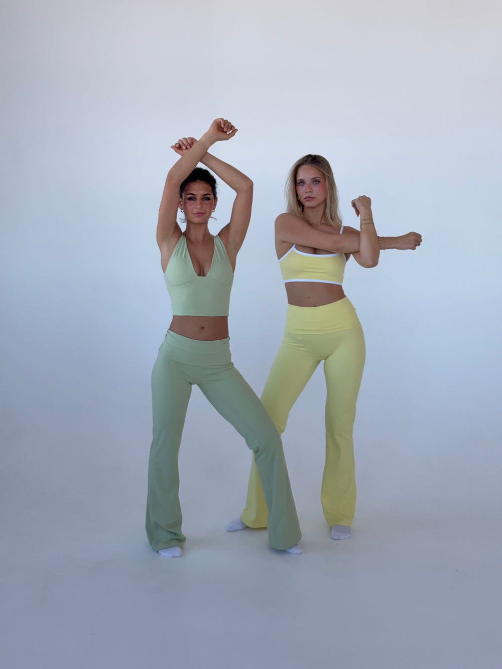Essential flared pants - Butter