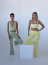 Essential flared pants - Butter