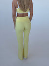 Essential flared pants - Butter