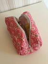 Honey small toiletry bag – Pink with print