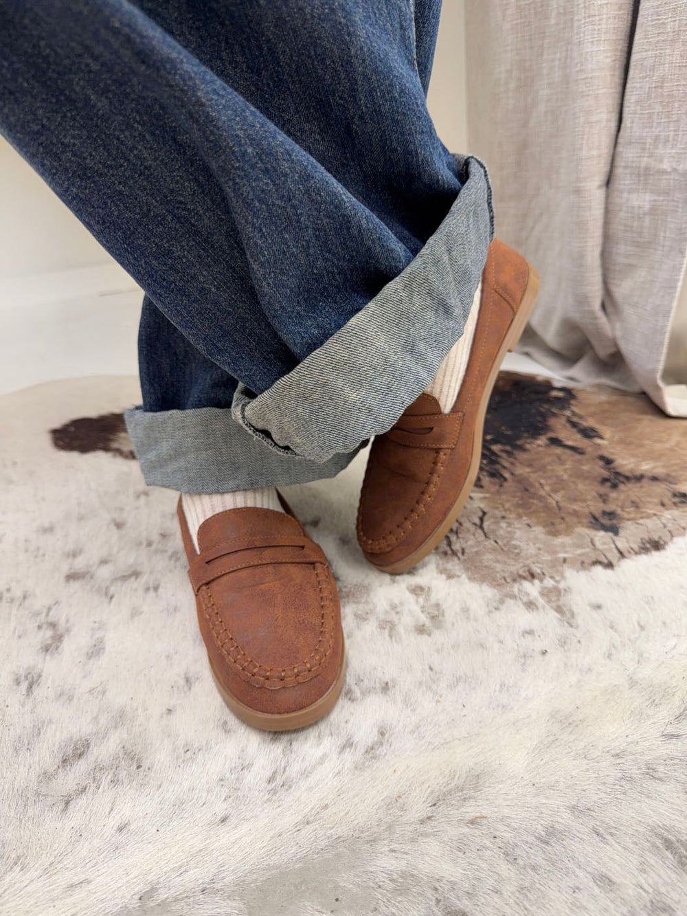 Pilou loafers in suede - Brown