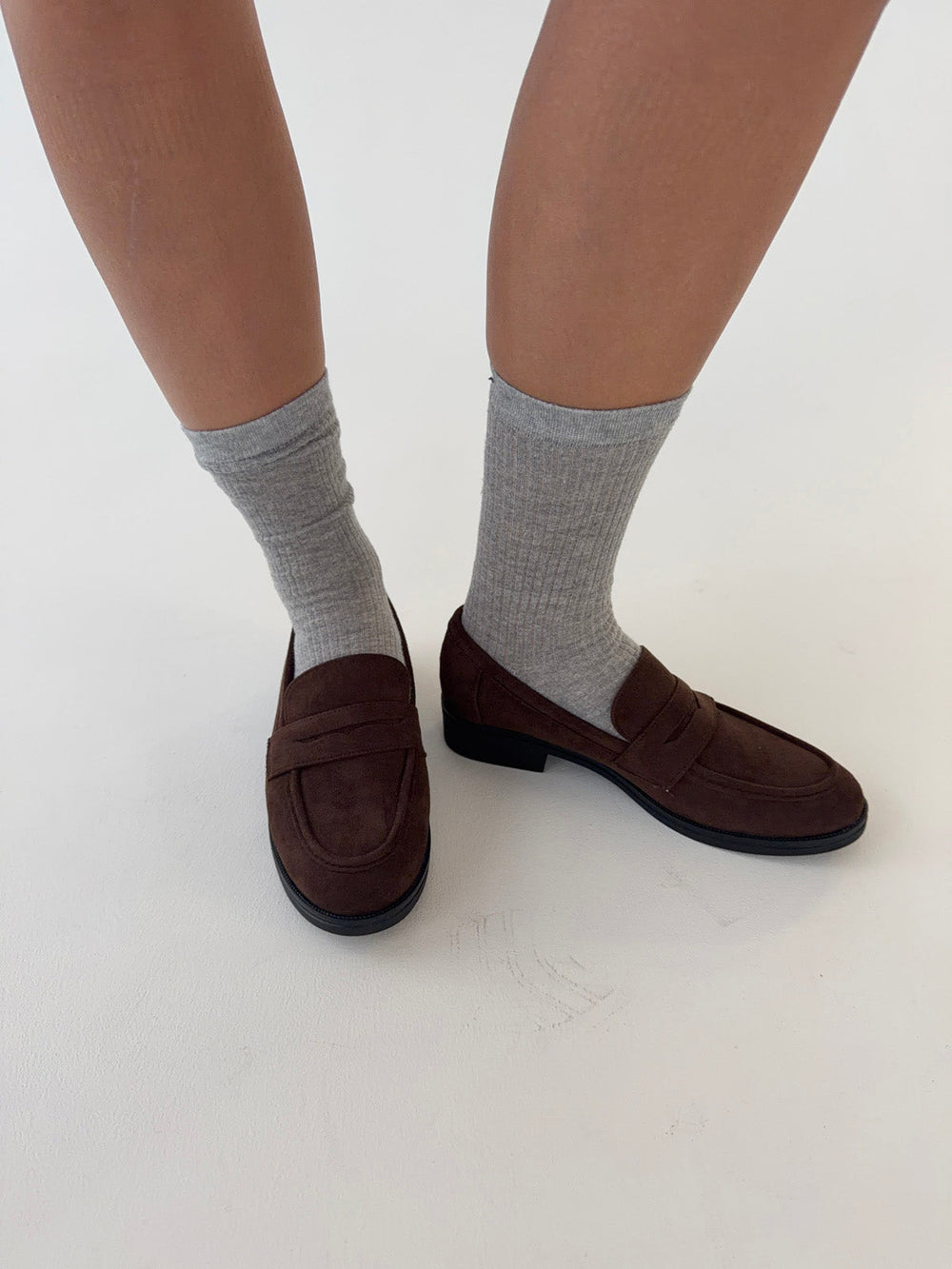 Blova loafers in faux leather – Brown
