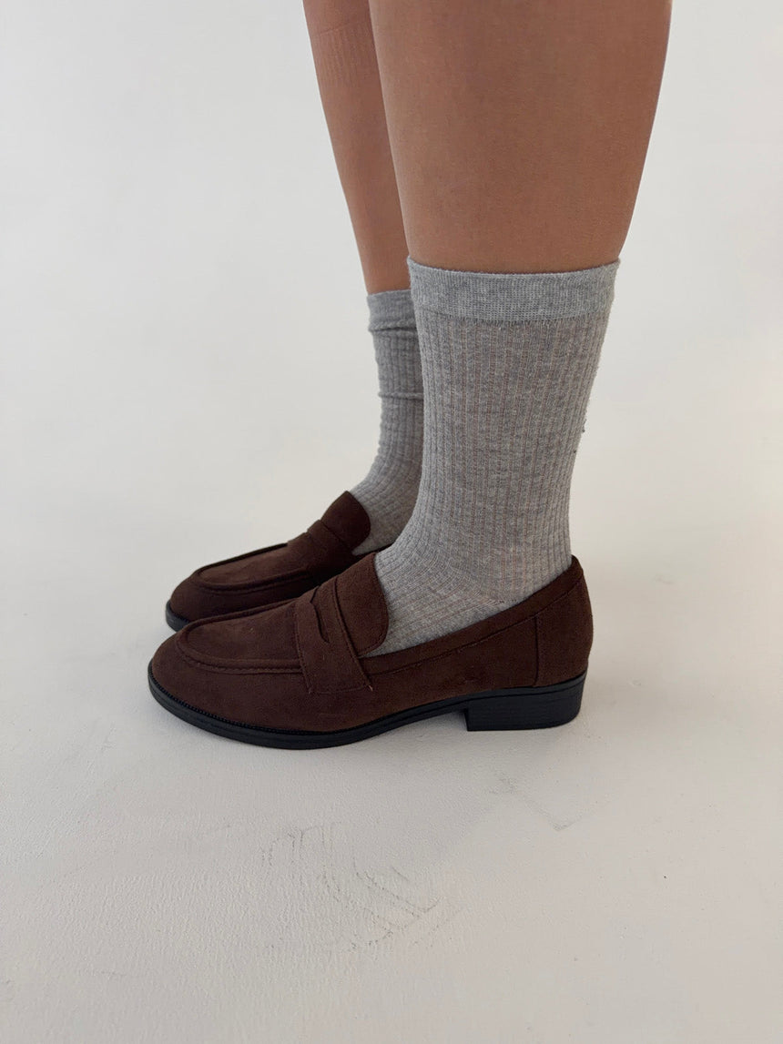 Blova loafers in faux leather – Brown