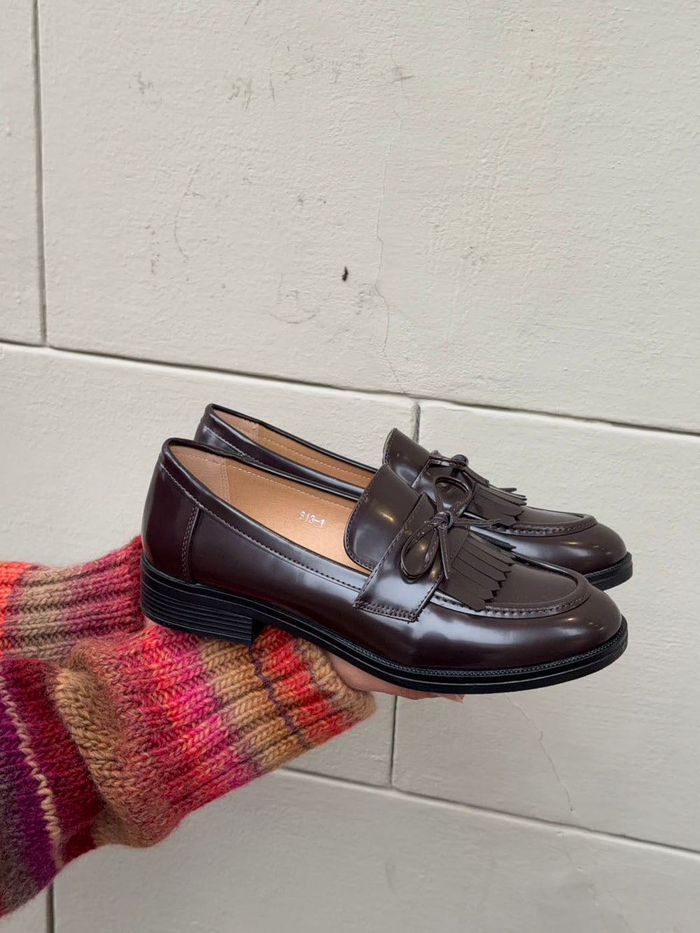 Samia loafers with details – Brown