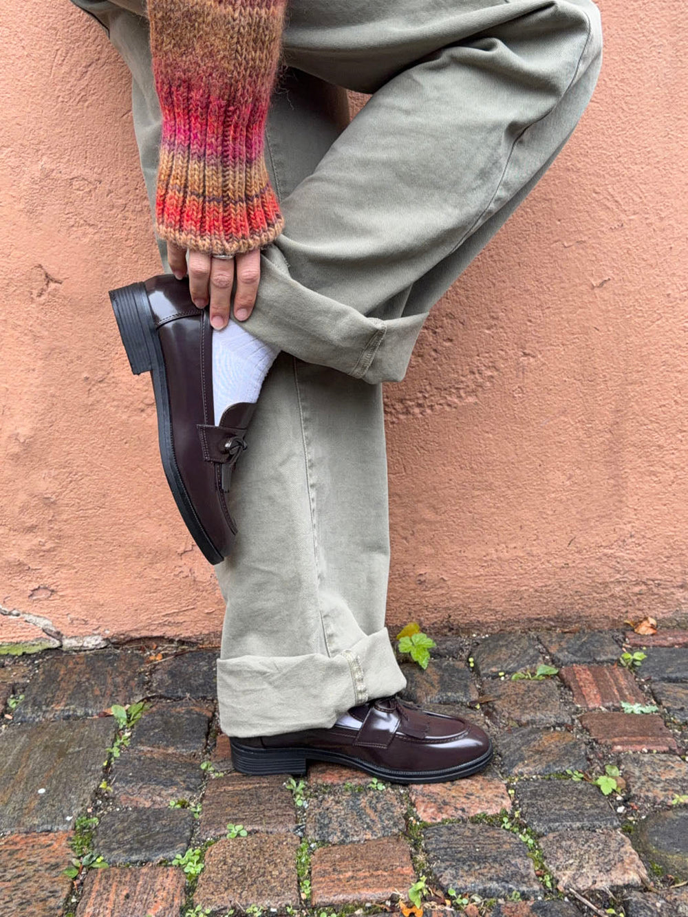 Samia loafers with details – Brown