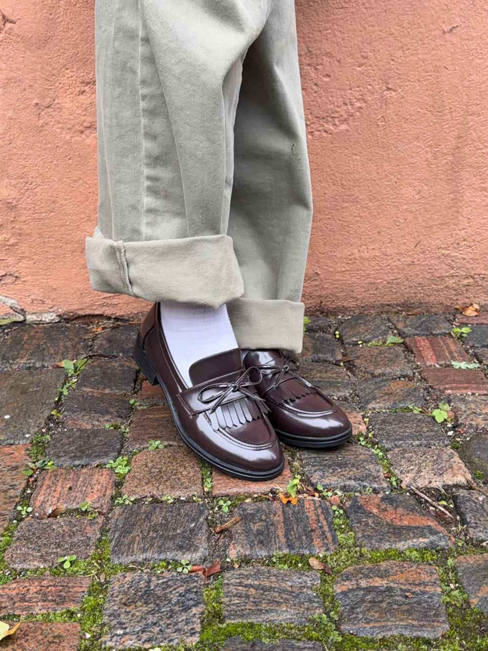 Samia loafers with details – Brown
