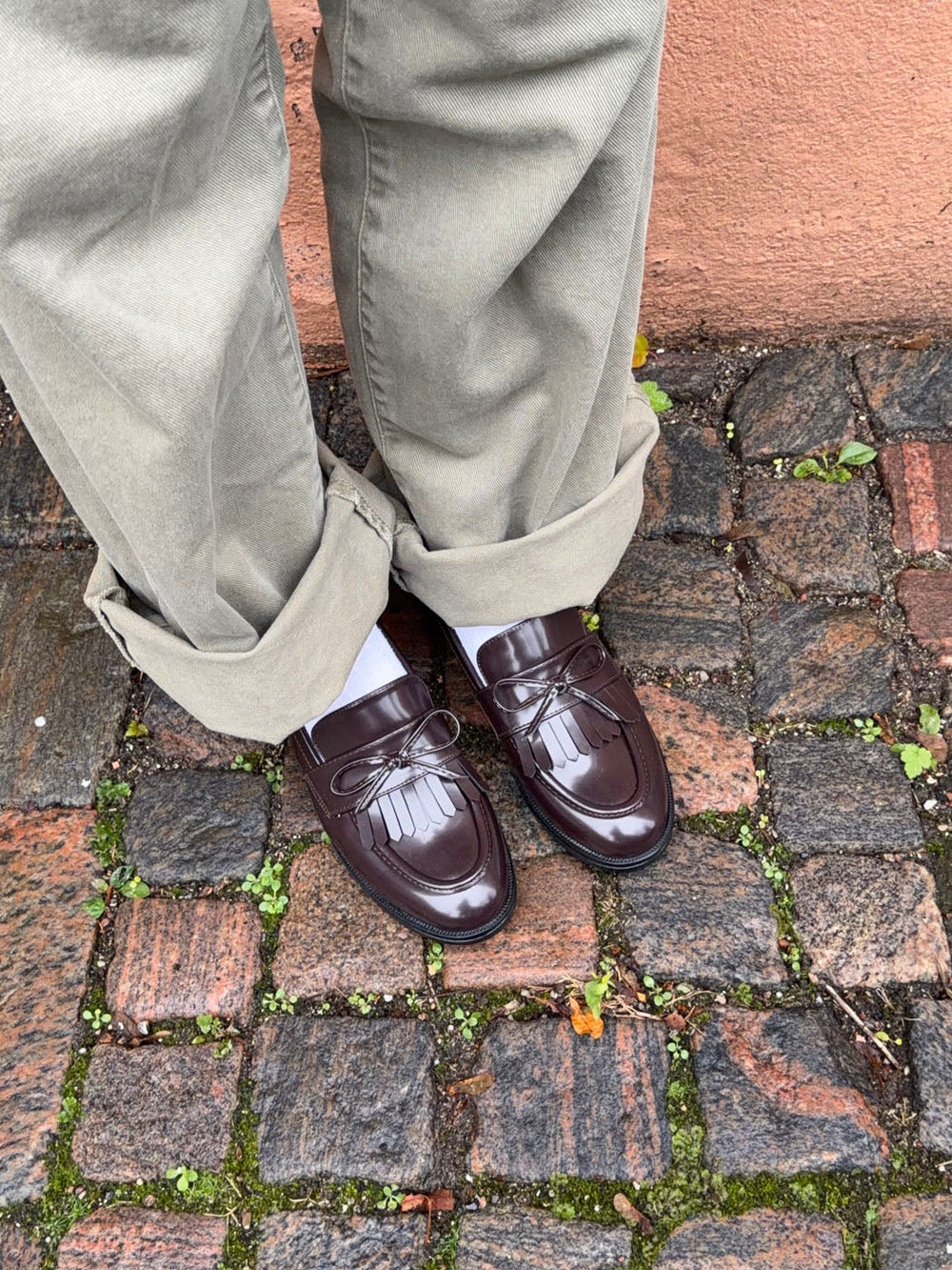 Samia loafers with details – Brown