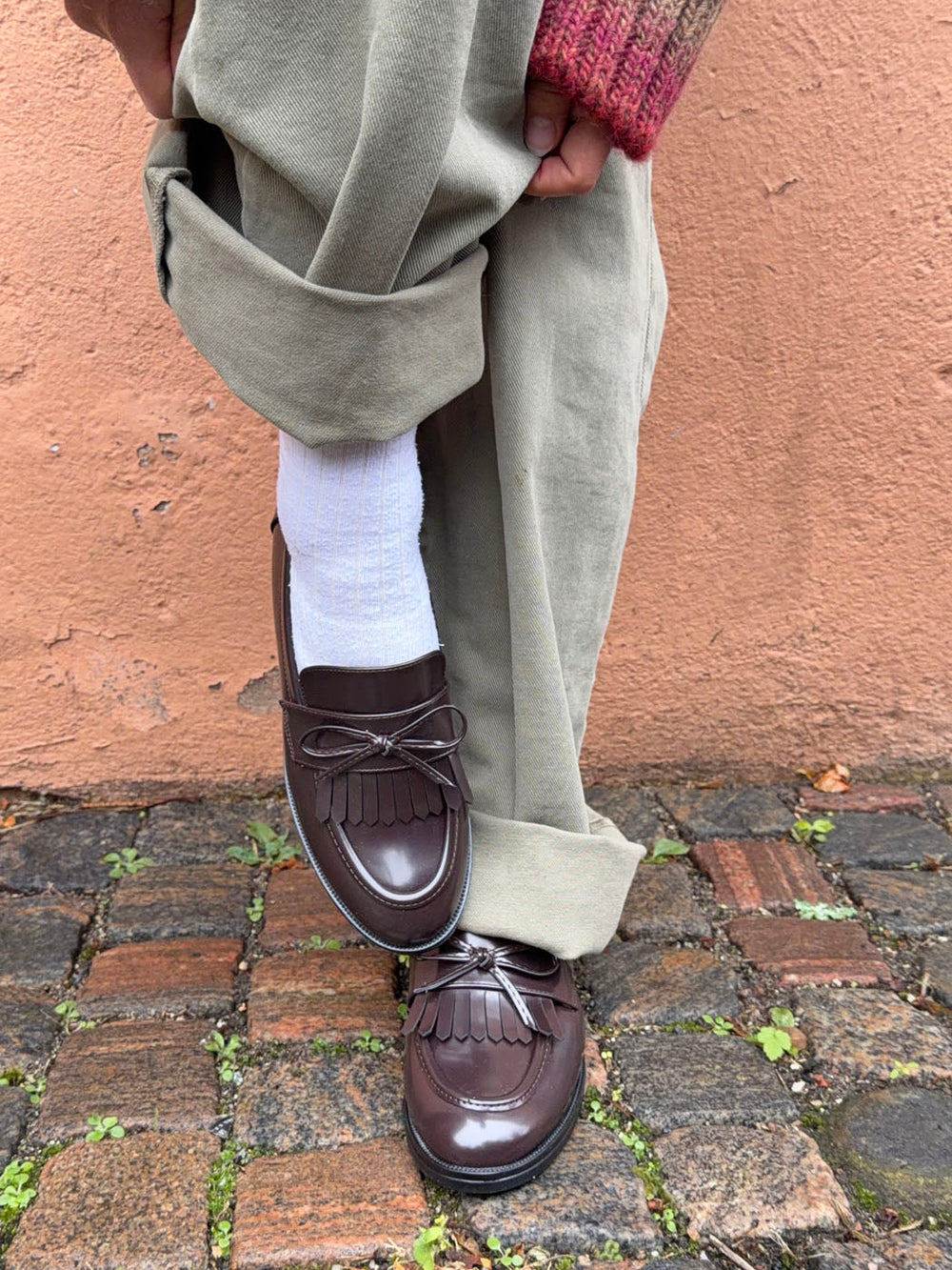 Samia loafers with details – Brown