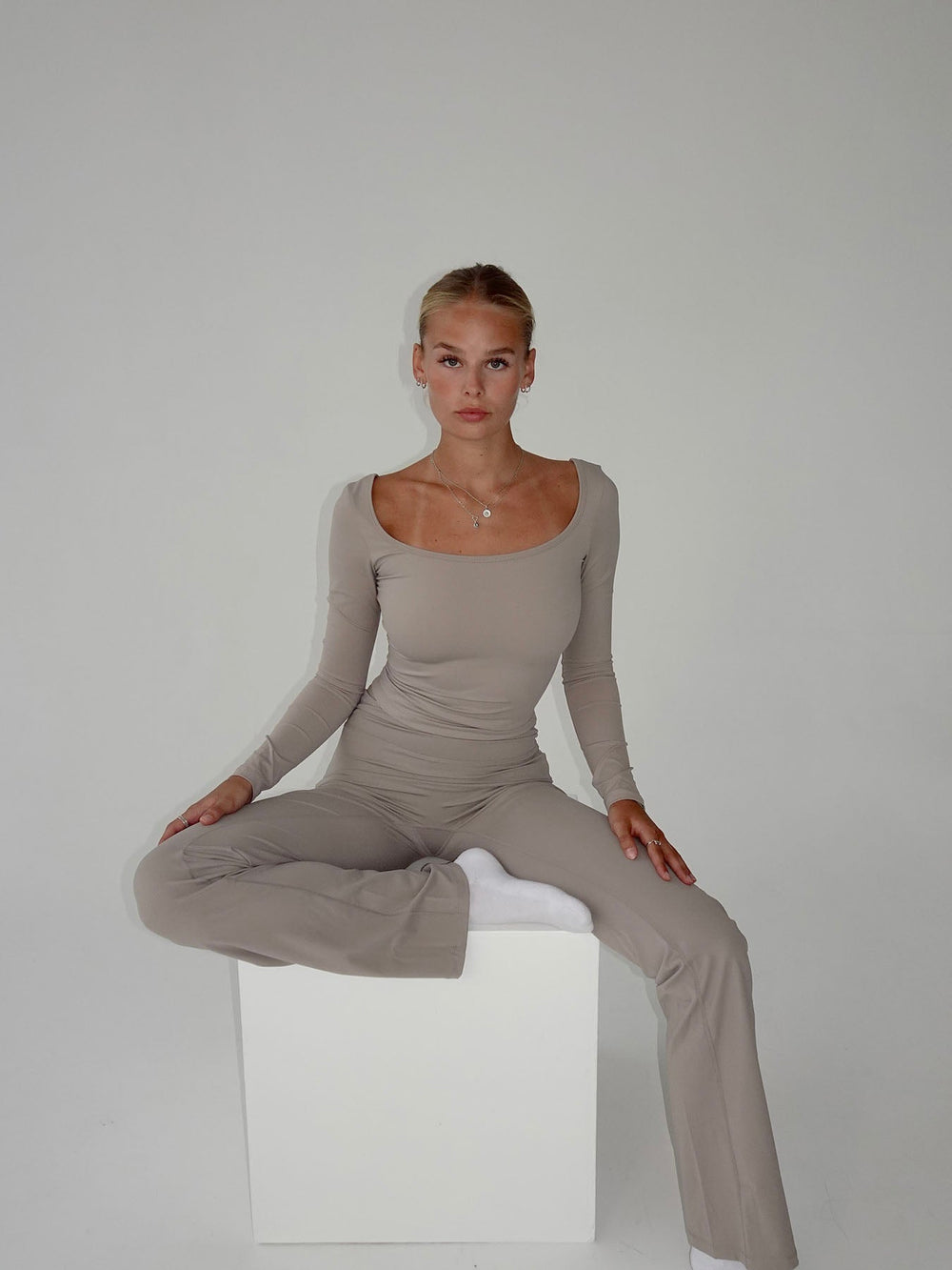Clarity longsleeve blouse - Ash