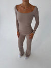 Clarity longsleeve blouse - Ash