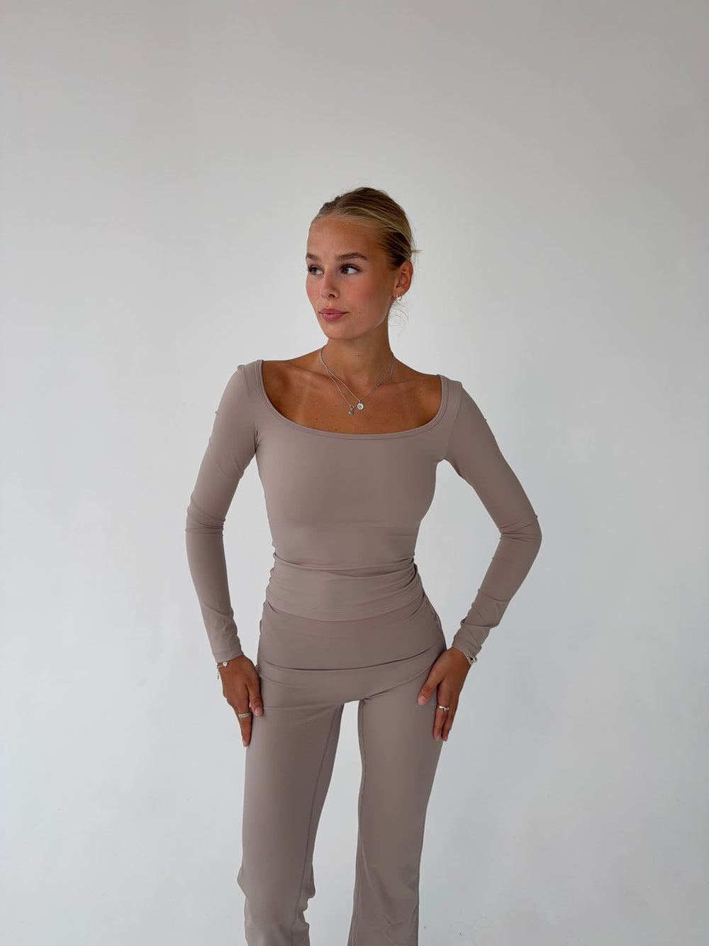 Clarity longsleeve blouse - Ash