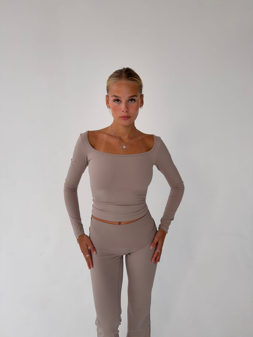 Clarity longsleeve blouse - Ash