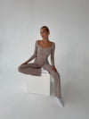 Clarity longsleeve blouse - Ash