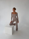 Clarity longsleeve blouse - Ash